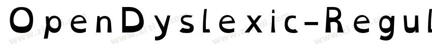 OpenDyslexic-Regular字体转换