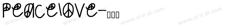 Peacelove字体转换