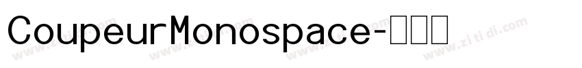 CoupeurMonospace字体转换
