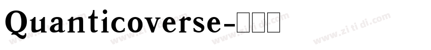 Quanticoverse字体转换