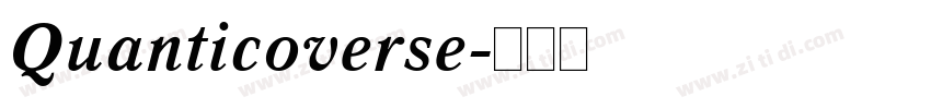 Quanticoverse字体转换