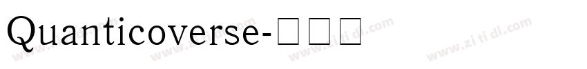 Quanticoverse字体转换