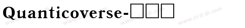 Quanticoverse字体转换