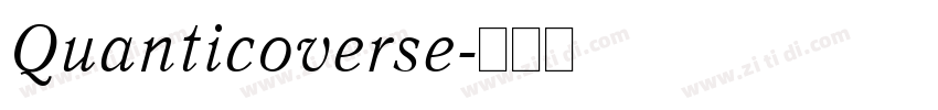 Quanticoverse字体转换