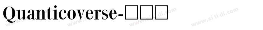 Quanticoverse字体转换