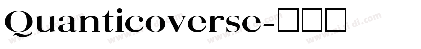 Quanticoverse字体转换
