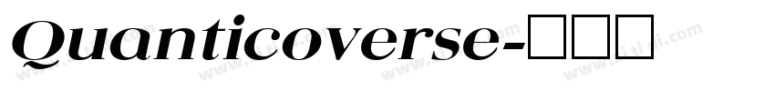 Quanticoverse字体转换