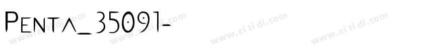 Penta_35091字体转换