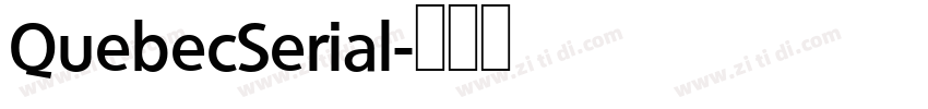 QuebecSerial字体转换