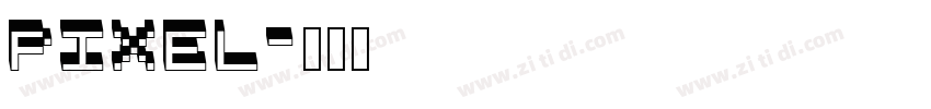 pixel字体转换