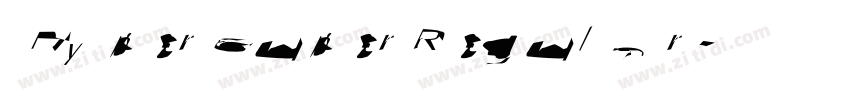 HyperSuperRegular字体转换