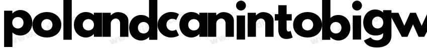 polandcanintobigwrit字体转换