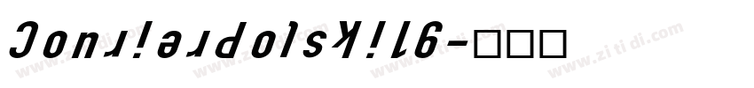 CourierPolski19字体转换