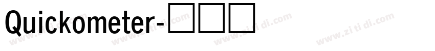 Quickometer字体转换