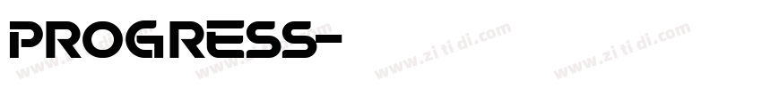 Progress字体转换