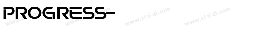 Progress字体转换