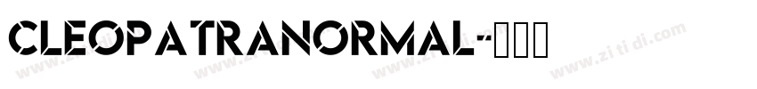 CleopatraNormal字体转换