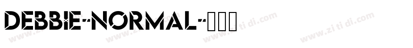 Debbie-Normal字体转换