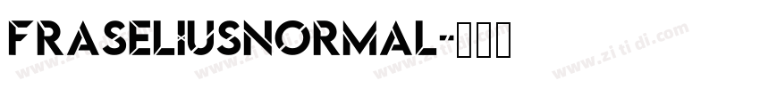 FraseliusNormal字体转换