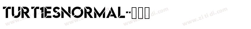 Turt1esNormal字体转换