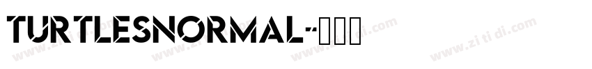 TurtlesNormal字体转换