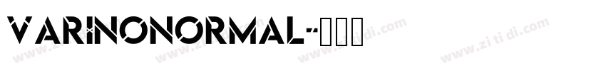 VarinoNormal字体转换