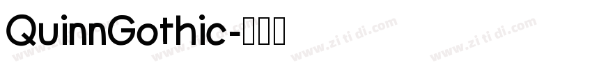 QuinnGothic字体转换
