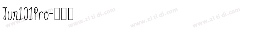 Jun101Pro字体转换