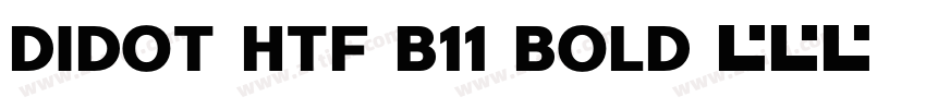 Didot-HTF-B11-Bold字体转换