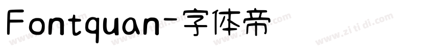 Fontquan字体转换