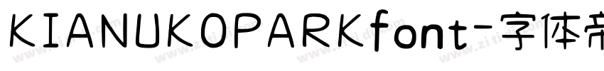 KIANUKOPARKfont字体转换