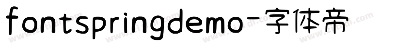 fontspringdemo字体转换