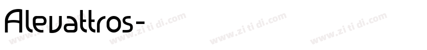 Alevattros字体转换