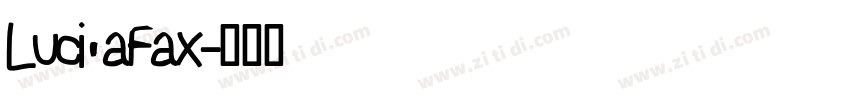 LucidaFax字体转换