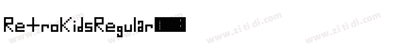 RetroKidsRegular字体转换