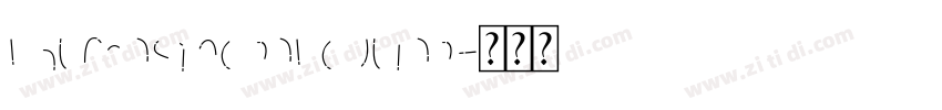 RhumaSineraRegular字体转换