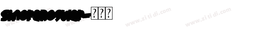 SineraRegular字体转换