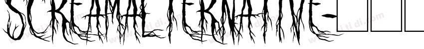 Screamalternative字体转换