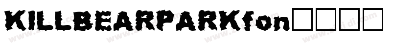 KILLBEARPARKfon字体转换