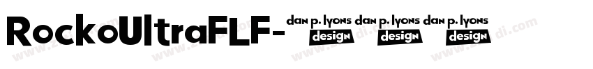 RockoUltraFLF字体转换