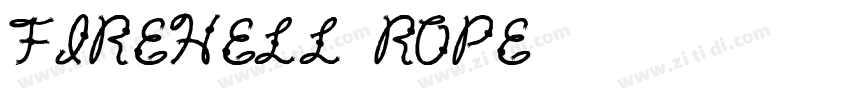 FireHell(Rope)字体转换