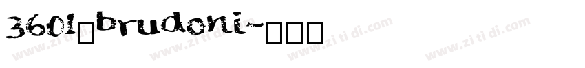 3601_brudoni字体转换