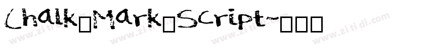 Chalk_Mark_Script字体转换