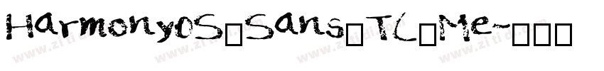 Harmony0S_Sans_TC_Me字体转换
