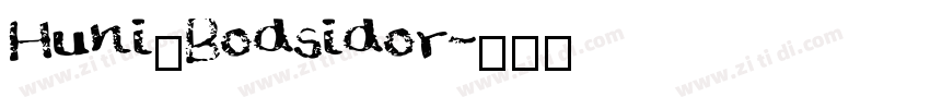 Huni_Bodsidor字体转换