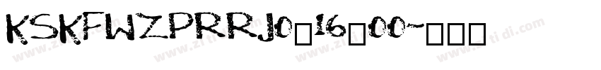 KSKFWZPRRJ0_16_00字体转换