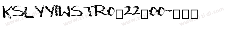 KSLYYIWSTR0_22_00字体转换