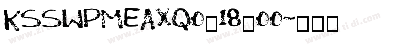 KSSWPMEAXQ0_18_00字体转换