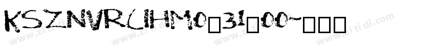 KSZNVRCIHM0_31_00字体转换