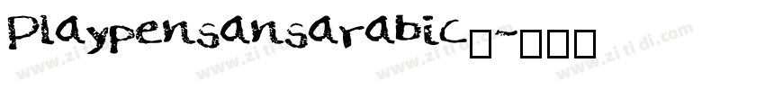 Playpensansarabic_字体转换